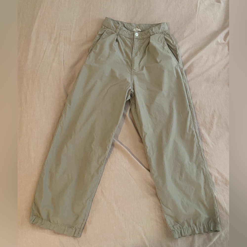 Ozma of California Poplin Field Pant, Organic Poplin, Khaki, XS - Picture 6 of 12